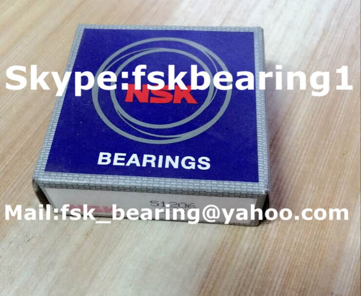 High Speed and Low Noise 51206 Thrust Ball Bearing 30mm x 52mm x 16mm